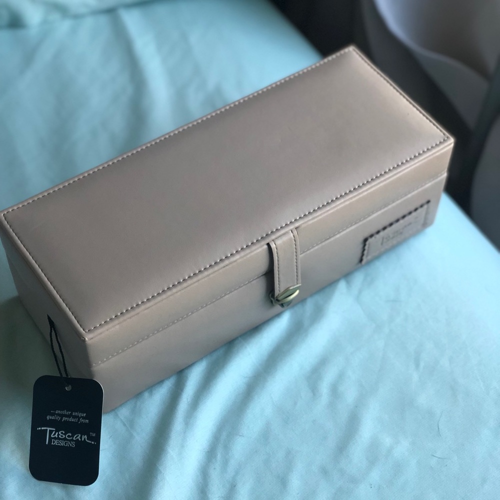 Watch Box Leather - Tuscan Designs - Fits 4